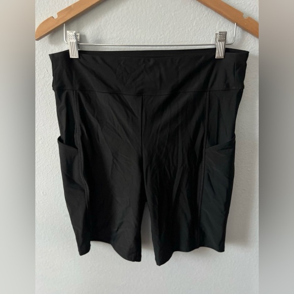 Torrid High Rise Swim Bike Shorts Deep Black Size 0 L/12 - Picture 6 of 7